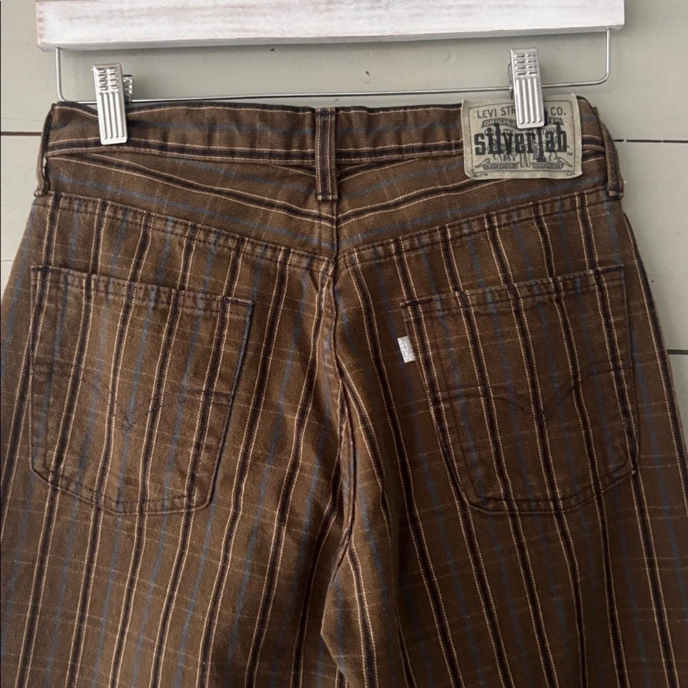 Vintage Levi’s SilverTab “Boy’s Cut” Plaid Jeans - Picture 2 of 9